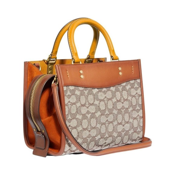 COACH Rogue 25 in Signature Textile Jacquard Handbag - Picture 2 of 16